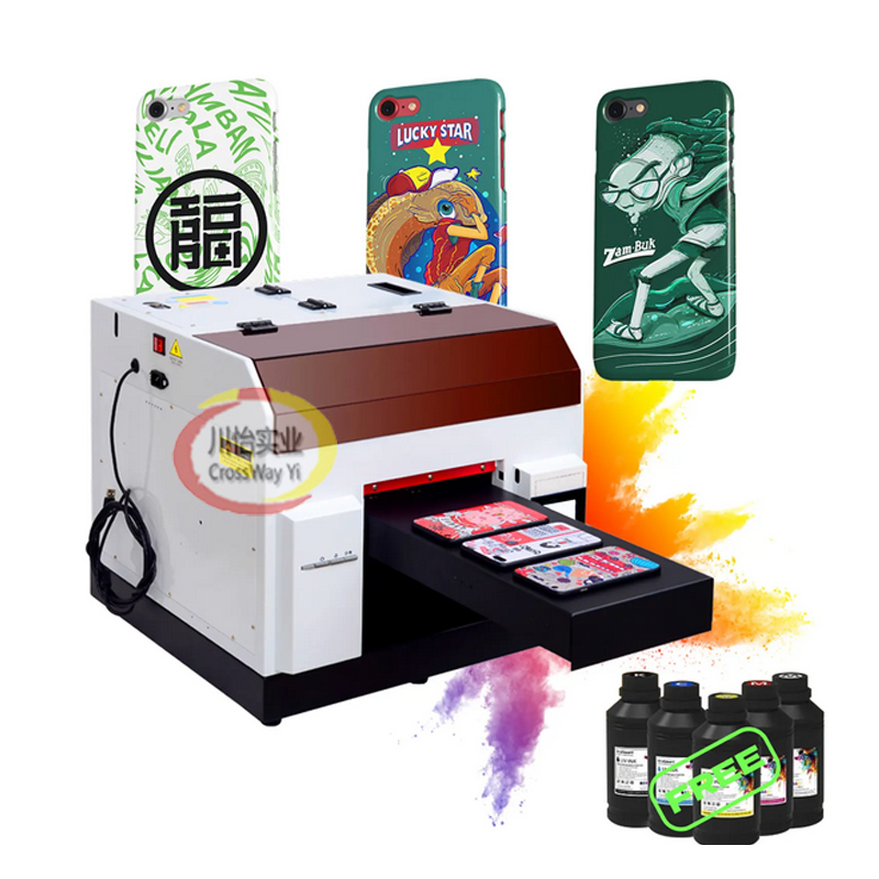 Commercial Label Printing Machine - มินิอิงค์เจ็ท LED A4 เครื่องพิมพ์พื้นเรียบเดสก์ท็อปขนาดเล็กเครื่องพิมพ์ UV 200