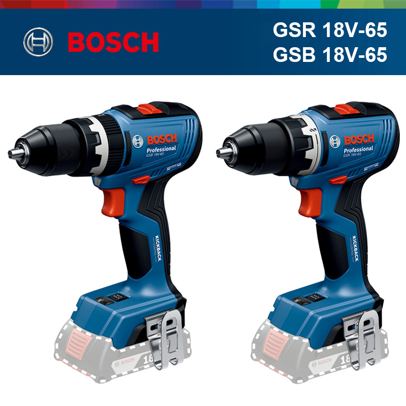 Bosch Drill Gsb 18V - BOSCH GSR 18V-65 GSB 18V-65 สว่านไร้สายแบบไม่มีแปรงถ่าน