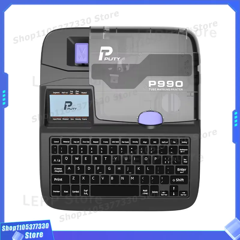 Commercial Label Printing Machine - เครื่องพิมพ์ฉลากสายเคเบิลดิจิตอล P990 เครื่องพิมพ์บาร์โค้ดแบบใช้ความร้อนสำหรับการพิมพ์ฉลากสายไฟเพื่อการใช้งานในอุตสาหกรรม