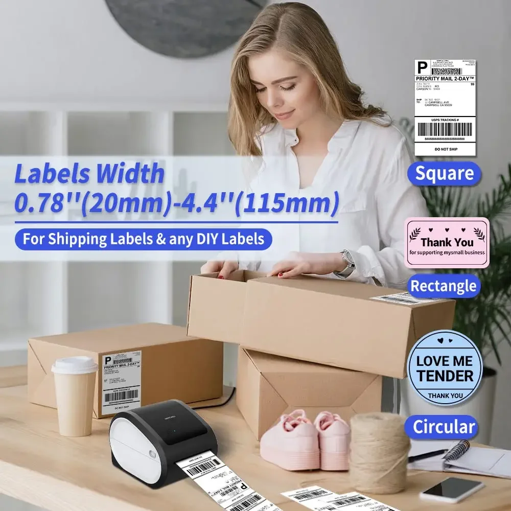 ไร้สายบลูทูธการจัดส่งเครื่องพิ - Commercial Label Printing Machine บทวิจารณ์และราคา