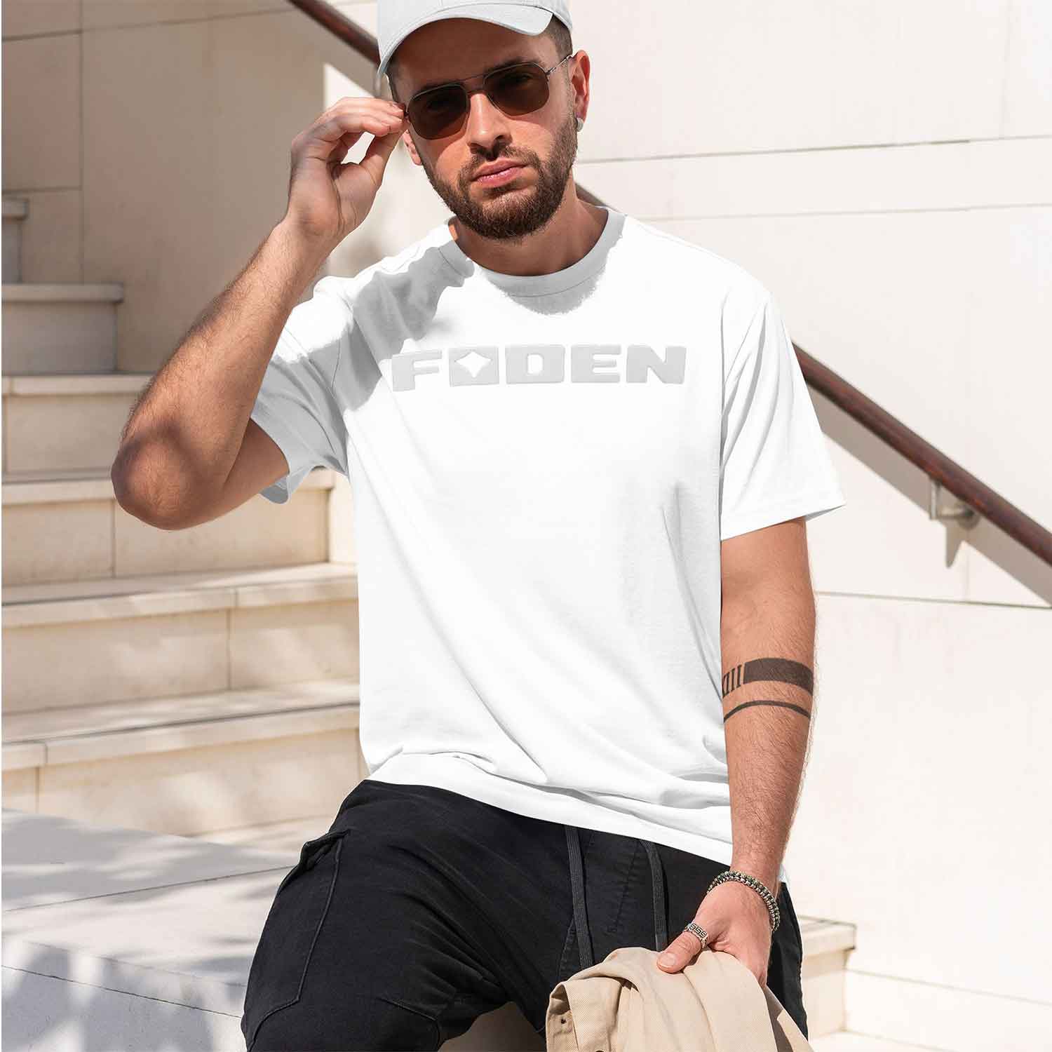 เสื้อยืด Foden cl ลายโลโก้โฆษณ - Commercial Print Model บทวิจารณ์และราคา