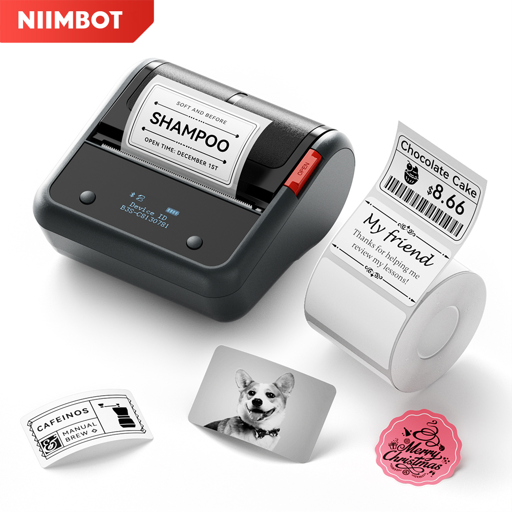 Niimbot B3S เครื่องพิมพ์ฉลากไร - Commercial Label Printing Machine บทวิจารณ์และราคา