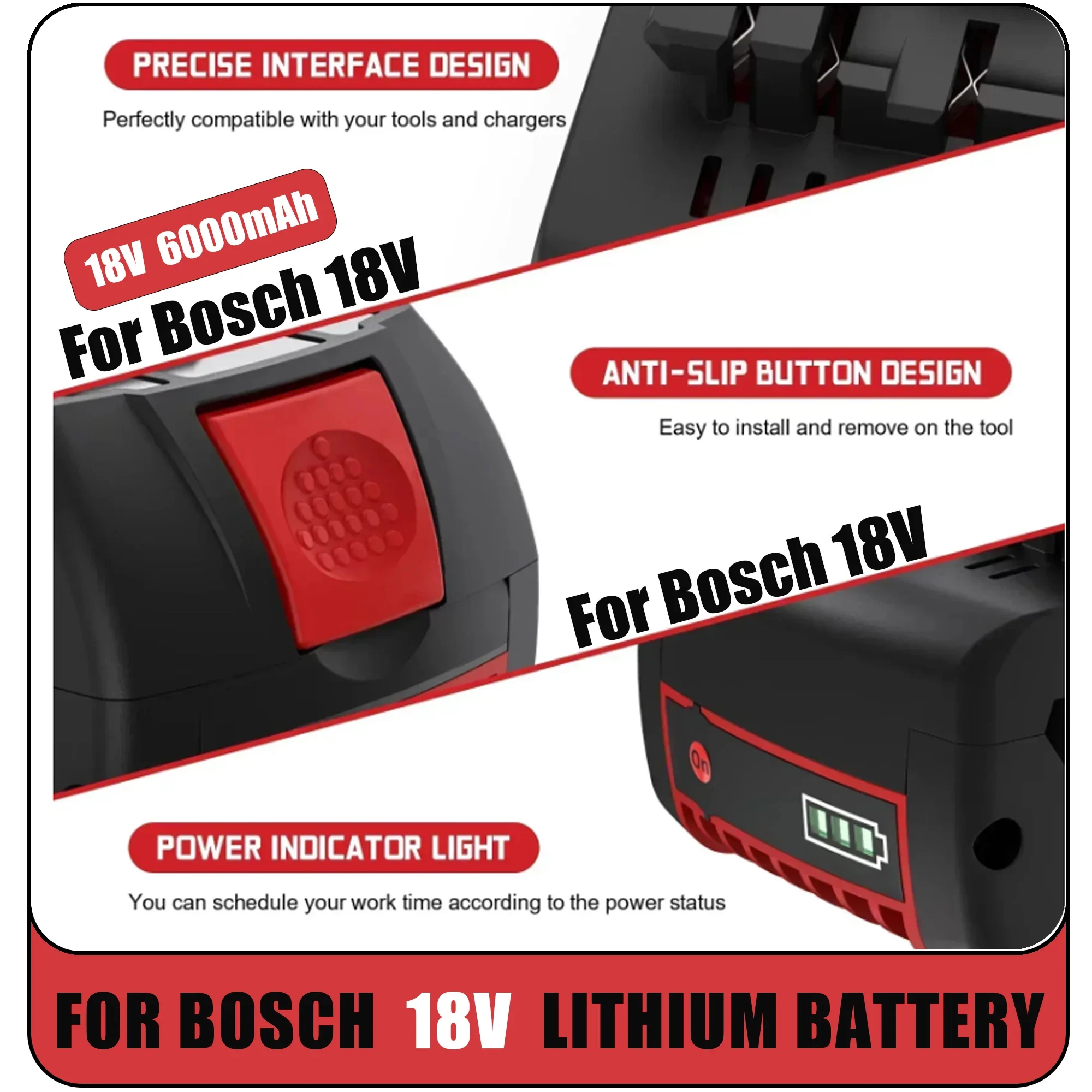 แบตเตอรี่รุ่นใหม่ อัพเกรดแล้ว  - Bosch Drill Gsb 18V บทวิจารณ์และราคา