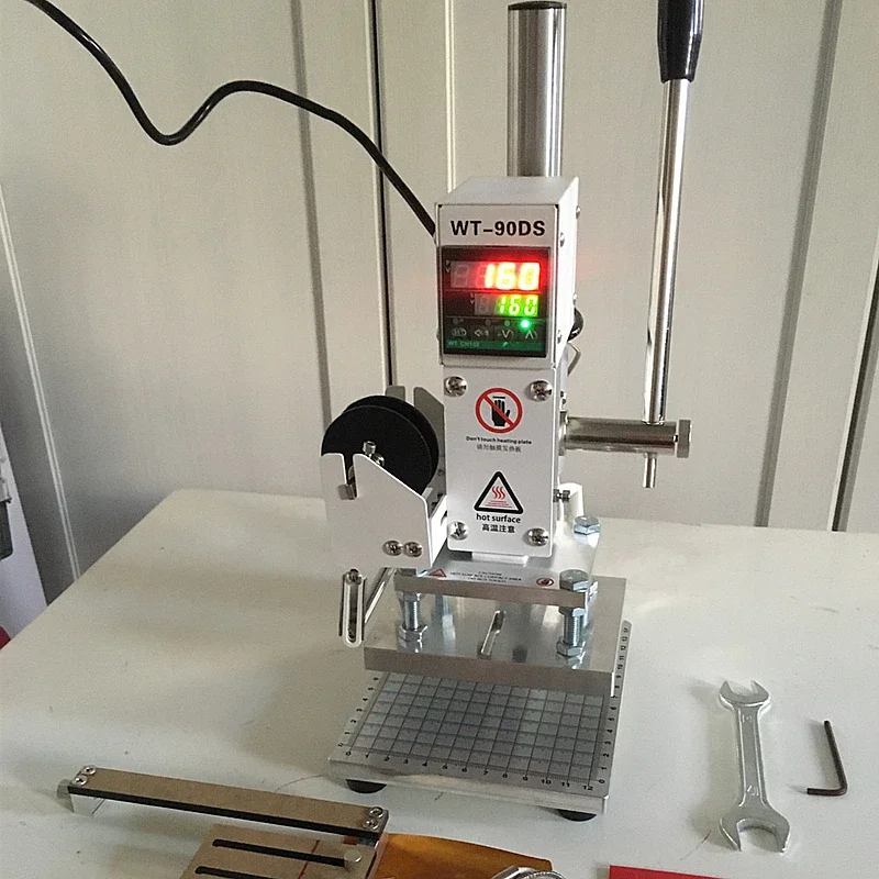 ฟอยล์ร้อนเครื่องปั๊ม 300W หนัง - Foil Transfer Machine บทวิจารณ์และราคา