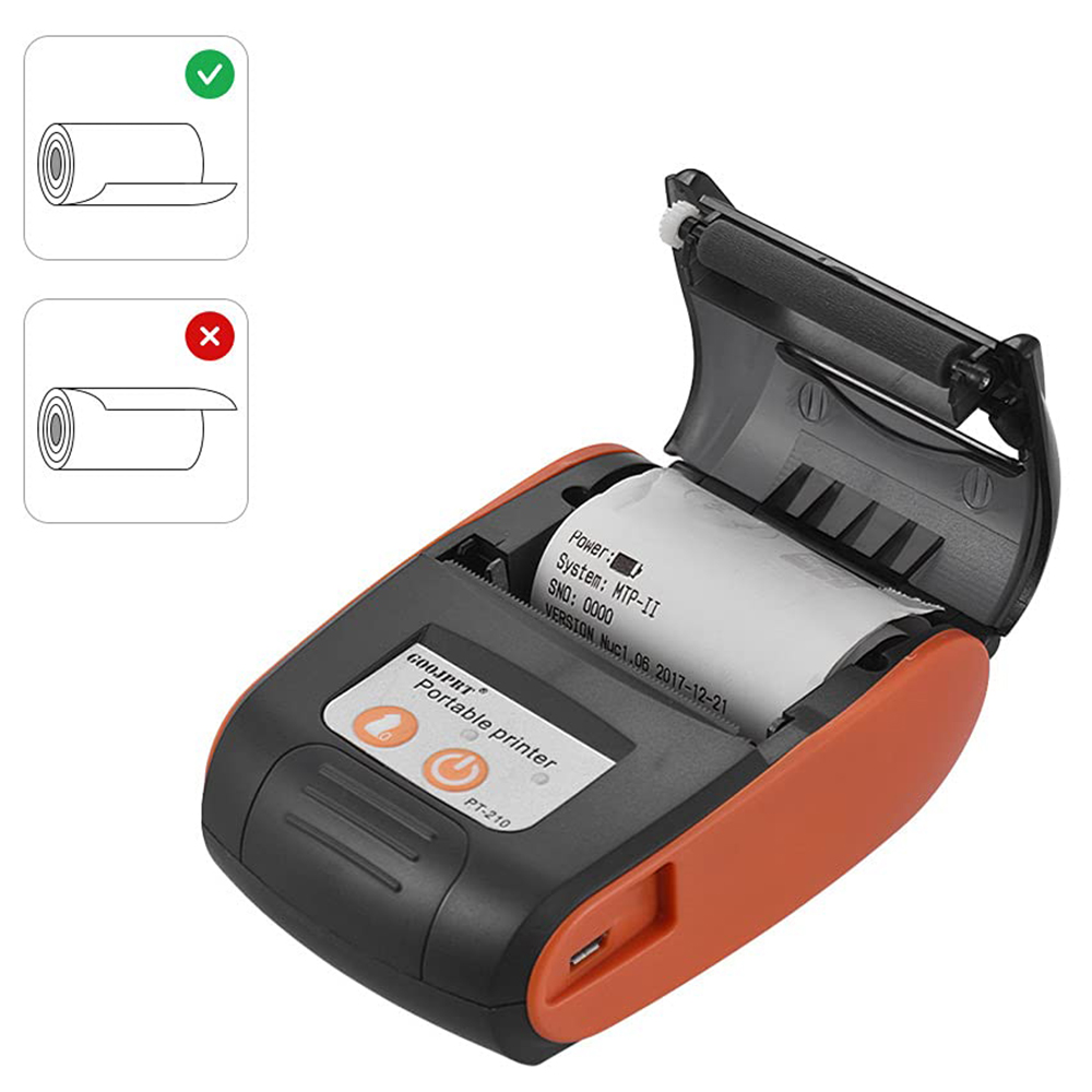 มินิแบบพกพาใบเสร็จรับเงินความร - Commercial Label Printing Machine บทวิจารณ์และราคา